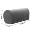 2X Premium Furniture Armrest Covers Leather Sofa Couch Chair Arm Protectors UK