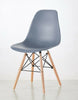 Set of 4 Dining Chairs Retro Wooden Legs Office Kitchen Lounge Chair