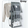 Hanging Handbag Organizer 6 Pockets Shelf Bag Storage Holder Wardrobe Closets