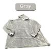 UK-Hoodie Blanket Oversized Ultra Plush Comfy Sherpa Giant Big Hooded Sweatshirt