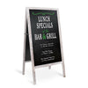Large Vintage Wooden A-Frame Chalk Board Wedding Restaurants Shop Message Board