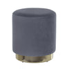 Sophia Velvet Footstool Pouffe Round Footrest Makeup Dressing Table Stool