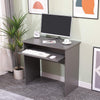 Home Office Desk Table Workstation Sliding Keyboard Shelf Black White Grey Oak