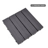 11 Pack 30x30cm Mosaic Garden Patio Interlocking Composite Decking Floor Tiles