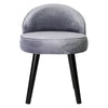 Scallop Velvet Dressing Table Stool Chair Vanity Piano Seat Bedroom Makeup Stool