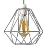 Metal Pendant Light Shade Ceiling Industrial Geometric Wire Cage Lampshade Lamp