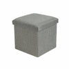 Small Seat Storage Ottoman Folding Pouffee Foot Stool Cubed Toys Box For Bedroom