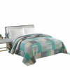 Quilted Bedspread Patchwork Comforter Bed Throw Bedding Sofa Cover Set Polyester