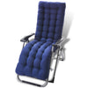 Sun Lounger Sunbed Cushion Pad Garden In/Outdoor Beach Recliner Chair Seat Pads