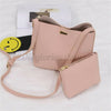 2PCS Lady Leather Shoulder Bag Tote Purse Girls Handbag Crossbody Satche