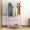 Clothes Rail Hanging Coat Stand Wardrobe Shoe Rack Shelf Storage Organizer DIY