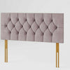 Headboard Plush Velvet Chesterfield - 2ft6, 3ft, 4ft, 4ft6, 5ft, 6ft