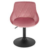 1x Breakfast Bar Stools Bar Chairs for Kitchen Bar Stools with Velvet Swivel Gas