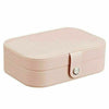 Leather Jewelry Box Organizer Portable Travel Jewellery Ornaments Storage Case