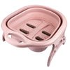 Folding Foot Spa Pedicure Wet Bath Bubble Massage Bucket Feet Therapy Luxury UK