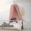 Kids Crib Bed Canopy Bedspread Mosquito Net Curtain Bedding Dome Tent Cotton