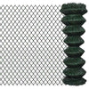 Chain Link Fence Outdoor Garden Patio Galvanised Steel Fencing Roll Multi Choice