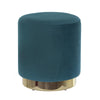 Sophia Velvet Footstool Pouffe Round Footrest Makeup Dressing Table Stool
