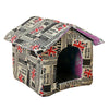 UK Outdoor Pet Rainproof House Shelter Cat Dog Kennel Indoor Garden Bed Washable