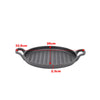 Non Stick Frying Pan Grill Skillet Reversible Griddle Plate Pan Hob BBQ Grill UK