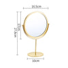 Golden Dressing Table Vanity Mirror FreeStanding Tabletop Makeup Cosmetic Mirror