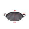 Non Stick Frying Pan Grill Skillet Reversible Griddle Plate Pan Hob BBQ Grill UK