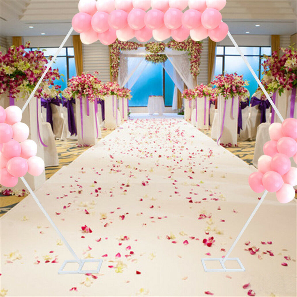 Wedding Walk Through Flower Arch / Ballon Archway Birthday Party Backdrop Stand
