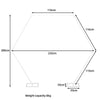 Heavy Duty Wedding Arch Frame Backdrop Stand Birthday Party Props Free Standing