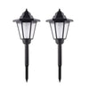 Garden LED Lights Lamp Post Solar Powered Borders Pathway Driveway Outdoor Patio