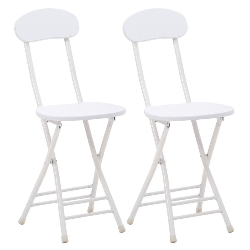 Kitchen Breakfast Bar Round Folding Table 2/4 Chairs Dining Room Space Saver UK