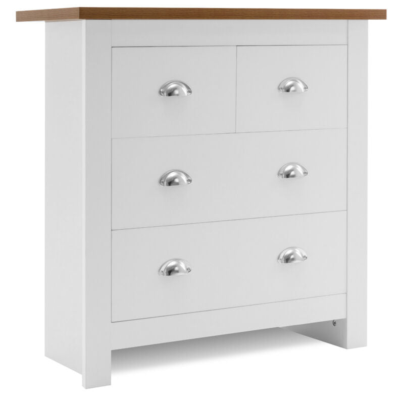 Chest of Drawers Bedside Cabinet Storage Wooden Modern Bedroom Furniture Home