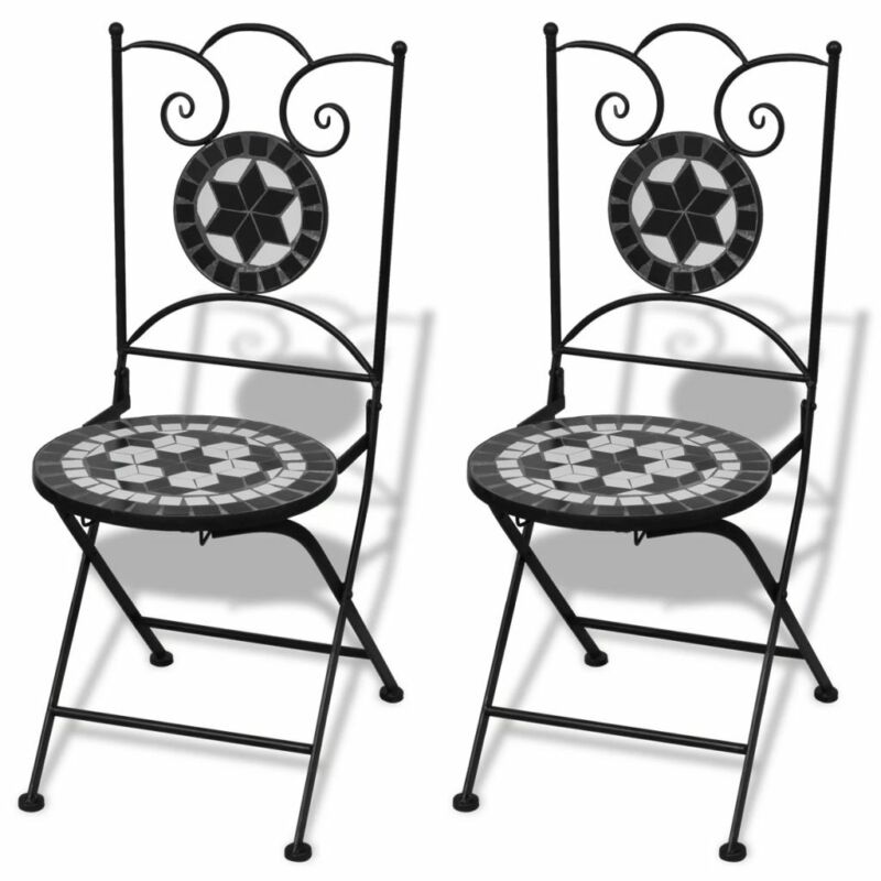 Mosaic Garden Bistro Set Chairs & Table Home Furniture Outdoor Patio Dining 2020