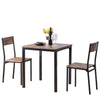 Dining Table and 2/4 Chairs Set 4/6 Seater Home Kitchen Dining Room Furniture