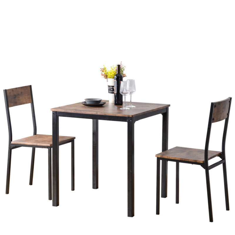 Dining Table and 2/4 Chairs Set 4/6 Seater Home Kitchen Dining Room Furniture