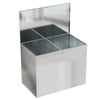 LARGE GALVANISED FEED BIN 1/2/3 COMPARTMENTS. HORSE,CHICKEN ,FEED ,GRAIN 112.5CM