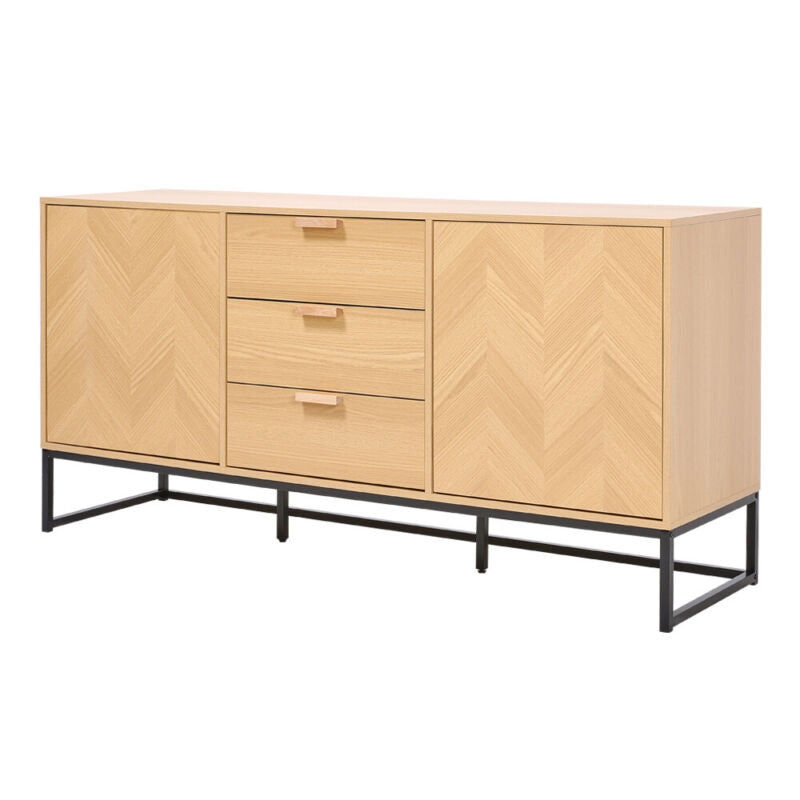 Solid Wood Vintage TV Stand Storage Drawers Cabinet Entertainment Console Table
