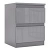 High Gloss Chest of Drawers Tall Wide Bedside Table Cabinet Bedroom Furniture