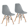 Dining Table and Chairs 4 6 Set Wooden legs Retro dining Room Chair Grey Kitchen