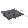 Outdoor Bench Cushion 2-3 Seater Hanging Swing Chair Garden Backrest Bench Mat