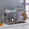 Kitchen Bowl Rack Shelf Dish Drying Rack Over The Sink Stainless Steel Bowl Dish