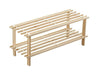 36 PAIR HANGING OVER THE DOOR SHOE RACK 2,3,4 TIER SLATTED WOODEN SHOE RACK UNIT