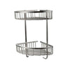 New 2 & 3 Tier Stainless Steel Shower Caddy Bathroom Shelf Corner Organiser Tidy