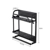 Kitchen Refrigerator Side Magnetic Rack Storage Shelf Paper Towel Rail Organizer