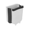 9L Folding Kitchen Waste Bin Trash Can Basket Hanging Over The Cabinet Door UK