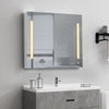 Mirrored Bathroom Cabinet LED White 1/2/3 Doors Mounted Cupboard Wall Mounted
