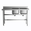 Catering Sink Commercial Stainless Steel Kitchen Double Tripel Bowl Drainer Unit
