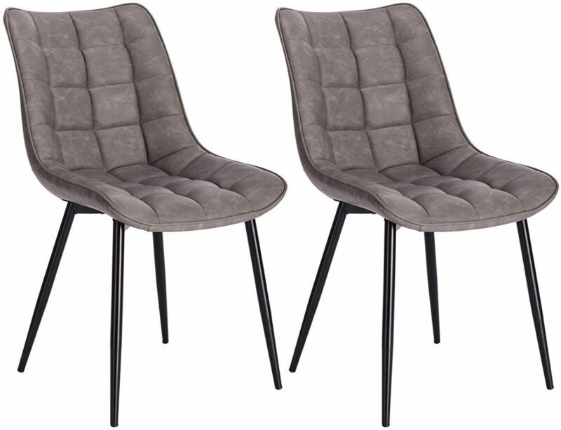 WOLTU 2/4/6 Dining Chairs Living Room Chairs Faux Leather W/ Padded Seat Chair