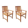 Garden Furniture Set Ding Table Chairs Solid Wood Folding Outdoor Table Chairs
