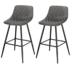 1/2/4x Breakfast Bar Stool Kitchen Cafe High Counter Chair w/ Backrest Barstool