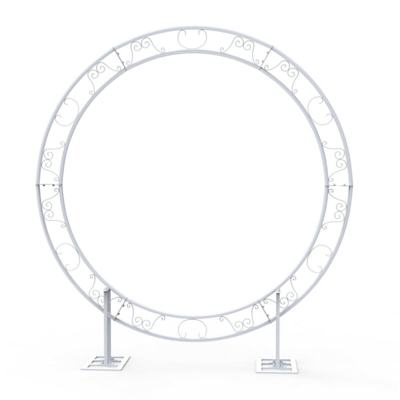 Large Stable Circle Wedding Arch Flower Stand Party Floral Balloon Rack Decor